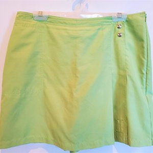 NWOT IZod Golf Skort Green Size 14